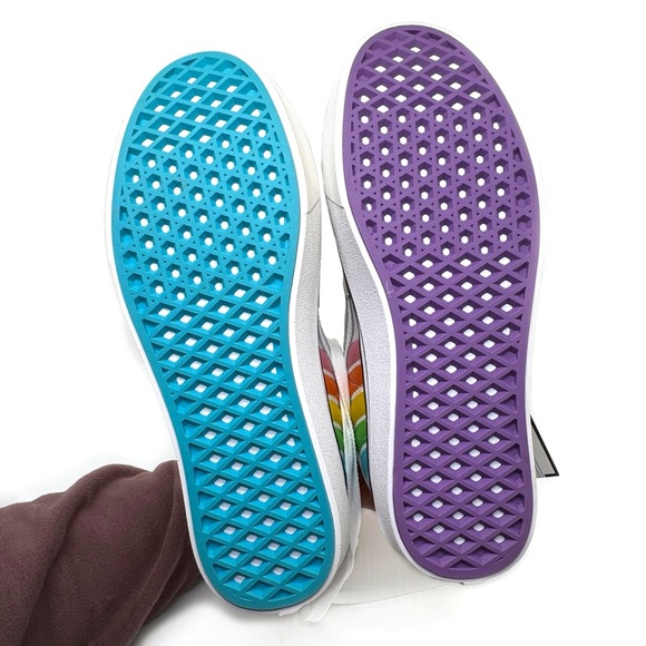 Vans Flour Shop x Super ComfyCush SK8-HI Rainbow Platform Sneakers Women’s 9 - Picture 11 of 12